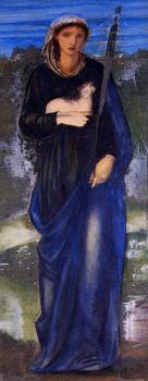 Sir Edward Coley Burne-Jones : St Agnes